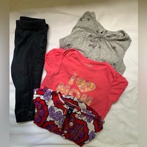 Girls 6-12 month bundle - Baby Gap - 1 pair of pants and 3 tops